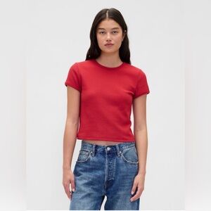 NWOT Gap Waffle Baby Tee